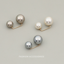 Pearl anti-light brooch womens neckline skirt pants waist change small artifact decorative pin cardigan buckle fixed clothes