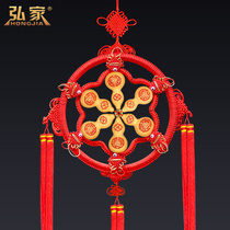 Gourd pendant natural home Fortune big and small Chinese knot rich fish living room porch decoration ornaments