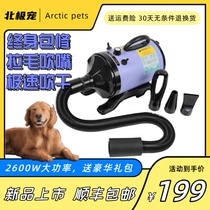 Dog hair dryer high power pet blower Cat Bath drying water blower big dog blowing hair artifact
