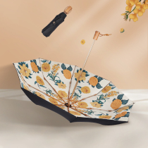 German sun umbrella umbrella female sunscreen umbrella ultra-strong anti-UV umbrella double layer thickened clear and rainy manual