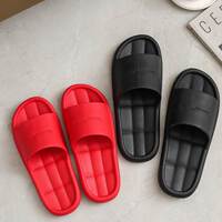 2022 NON-SLIP Home Slippers Men Women Bathroom Footwear Boy