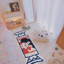 Original Nordic ins Net red White Rabbit toffee girl bedroom bedside carpet washable floor mat absorbent door mat