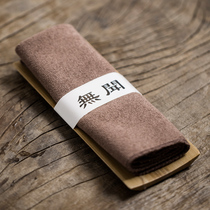 Kung Fu tea towel tea cloth absorbent thick tea set towel coffee table tea table special rag cloth tea table cotton linen cloth Zen