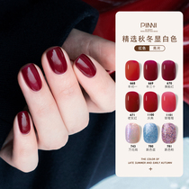 PiNNI Pinnie Red Series Mechia Nail Polish Bright Glue Autumn Winter Fine Shiny Sheet Rubber Blue Pink Phototherapy Glue