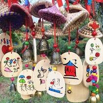 Wishing brand net red New Year message card couple travel Park blessing card pendant supplies scenic personality can be customized