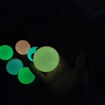 Luminous elastic ball Baby toy luminous rubber ball Boys and girls crystal ball Children floating bouncing ball Jumping ball