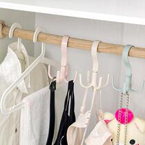 Multifunctional S hook hanging clothes home hook belt bag thickened plastic rotatable wardrobe scarf clothes hanging