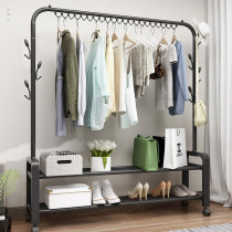 Simple wardrobe iron frame Bedroom combination hanging wardrobe Space-saving dormitory folding storage storage commoner cabinet