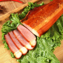 Beijing Ronghuazhai fine bacon about 420g bags cooked fine pork lean meat slightly fat smoked bacon old bacon