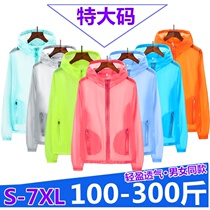 240 Jin super large size womens 230 fat MM summer 220 Fat Mother plus fat size sunscreen clothes women