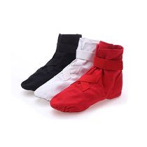New sticky button jazz shoes adult female high-top modern dance shoes body practice canvas shoes soft-soled ballet dance shoes