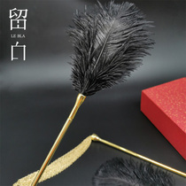 SM flirting feather sticks tease men and women with spit caress foreplay seduction foreplay temptation fun alternative toy supplies