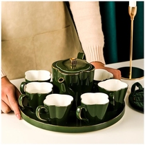 Modern minimalist creative cup full set teapot cup Nordic teapot cup set household living room cup