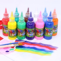Finger painting paint children safe washable kindergarten baby drawing painting watercolor graffiti 60ml set