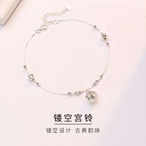 One-step Bell Palace Bell anklet sexy ankle hollow sound Bell anklet female ins do not fade students