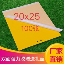 Armyworm board Yellow board Insect-inducing board paper sticker double-sided sticky mosquitoes kill small flying insects Needle bee thrips fruit fly orchard greenhouse