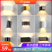 Wall lamp bedroom bedside lamp living room led modern simple creative light luxury minimalist aisle indoor Nordic wall lamp