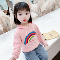 Girls Lianhood Spring and Autumn 2022 New Loose Woman Baby Boomer childrens autumn and autumn Children fitted with clothes for spring clothing