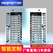 Scenic construction site cross turnstile three-Stick Roller gate pedestrian access gate face recognition QR code card recognition