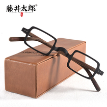 Fujii Taro Japanese designer super small box glasses frame female small square myopia personality Ruffian handsome glasses frame male