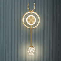 Wall lamp bedroom bedside lamp light luxury style modern simple Nordic lamp corridor aisle porch living room background wall lamp