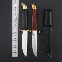 Cowhide scabbard military knives self-defense knives with sharp survival saber high hardness tactical knife field straight knife