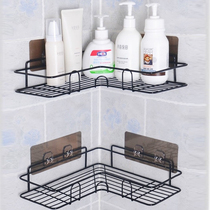 Bathroom three corner shelf hole-free bathroom supplies Daquan kitchen put things shampoo shower gel
