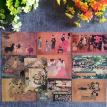 Forbidden City Collection Postcards 10 sets of ancient paintings out of print ancient style copy cards to send foreign friends Forbidden City greeting cards