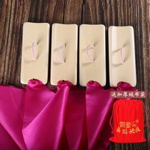 New childrens eloquence Allegro dance performance finger board square dance bamboo splint red silk Allegro one pay 4 pieces