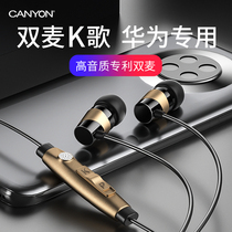 Wired headphone with microphone in ear for Huawei nova original 9 8 40 7 National K song typeec interface mate40pro 30pro 2