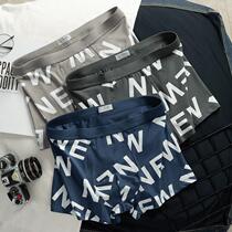 Spring and summer mens underwear Modal cotton flat corner middle waist student sports short pants teenage trousers
