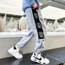 Children Pants Autumn Clothing Boy Casual Wear Pants 2021 New CUHK Child Sports Relaxation 100 Hitch Spring Season Long Pants