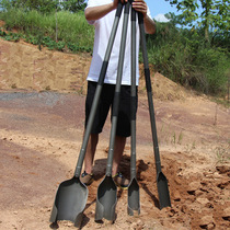  Manganese steel Luoyang shovel soil hole digging earth digging trenching artifact agricultural shovel shovel well drilling outdoor tree digging tool