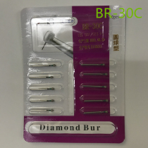 BR-30C green standard large head round high speed mobile phone needle dental needle molar tooth preparation 10 sets 10