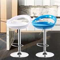 High foot bar chair European front desk home bar chair bracket lifting metal rotating office bar stool bar chair simple