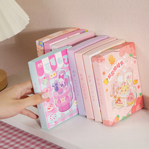 High face value 50 sheets of cute teenage girls hand account sticker box fit and paper small pattern hand ledger DIY decorative material small