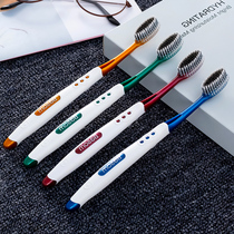 Toothbrush male Woman Super medium hard hair Soft adult family set spiral pattern antibacterial high density brush filament high grade stains