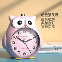 Childrens small alarm clock student special cartoon electronic clock boys and girls 2021 New bedside wake-up artifact