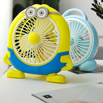 Cartoon Electric Fan Student Dormitory Bed Plug-in Summer Desk Office Silent Mini Mini Desktop Home