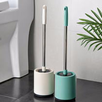 Toilet brush set toilet cleaning brush stainless steel long handle wash toilet brush toilet no dead corner toilet brush