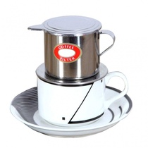 Vietnam coffee pot Coffee drip filter pot Vietnam coffee drip pot Stainless steel hand-brewed coffee filter cup large
