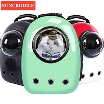 Pet backpack space capsule cat bag cat bag cat large capacity breathable out portable backpack pet supplies summer