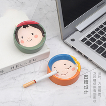Day Series Healing Desktop Swing Piece Creative Resin Cartoon Containing Home Celebrity Ashtrays Handicraft in the family Key