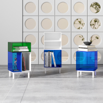 Nordic designer Easy acrylic superimposed object shelf Living room net red cabinet small side several tea table small bookshelves