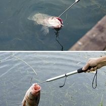 Stainless steel hook retractable hook fish anchor fish hook fishing hook control ice fishing planing hook fishing gear accessories