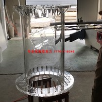 High transparent acrylic flange tube sight glass plexiglass flange mirror window acrylic oil mirror glass custom