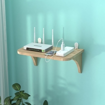 Projector wall bracket household wall placement table Wall Mount solid wood WiFi small shelf non-perforated bracket