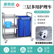 Hospital 304 stainless steel morning car care cart pollution truck quilt suit sewage clothes truck sweeping truck sweeping medical cart