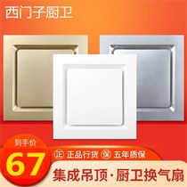 Integrated ceiling ventilation fan bathroom exhaust fan 300300 exhaust fan powerful 65W ceiling type high power