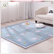 Thick floor mat extra thick super thick climbing mat custom size mat mat bedroom little girl bedside anti-drop carpet